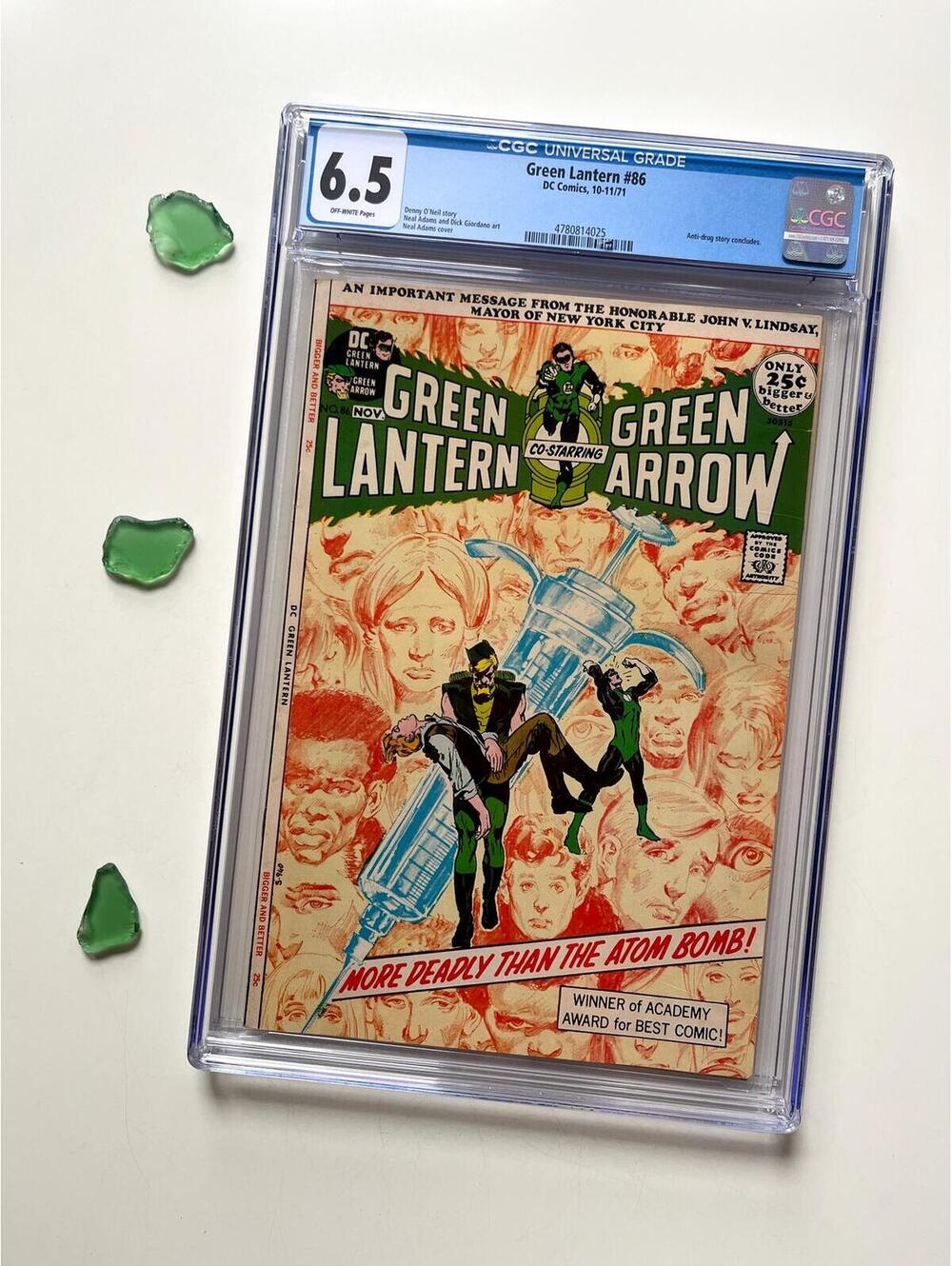 Green Lantern #86 (1971) CGC 6.5 Graded Comic | Green Arrow | Anti-Drug Story